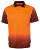 6WPS JB's Wear Hi Vis S/S Web Polo Orange/Black 6WPS JB's Wear Hi Vis S/S Web Polo Orange/Black