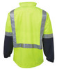 6DATJ JB's Wear Hi Vis A.T. (D+N) Jacket Lime/Navy Back