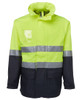 6DNLL JB's Wear Hi Vis (D+N) Long Line Jacket Lime/Navy 6DNLL JB's Wear Hi Vis (D+N) Long Line Jacket Lime/Navy