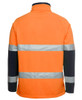6D4LJ JB's Wear Hi Vis (D+N) Softshell Jacket Orange/Navy Back
