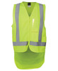 6DNDV JB's Wear Hi Vis Zip Drop Tail H Pattern (D+N) Vest Lime 6DNDV JB's Wear Hi Vis Zip Drop Tail H Pattern (D+N) Vest Lime