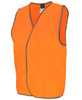 6HVSV JB's Wear Hi Vis Safety Vest Orange Side