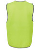 6HVSV JB's Wear Hi Vis Safety Vest Lime Back