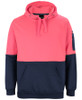 6HVPH JB's Wear Hi Vis Pull Over Hoodie Pink/Navy