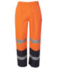 6DPRP JB's Wear Hi Vis (D+N) Premium Rain Pant Orange/Navy