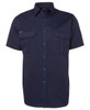 6WSS JB's Wear S/S 190g Work Shirt Navy 6WSS JB's Wear S/S 190g Work Shirt Navy