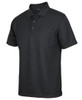 7WPP JB's Wear Podium Waffle Pocket Polo Black Side