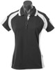 2300 Aussie Pacific Murray Lady Polo Black/White