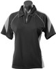 2301 Aussie Pacific Premier Lady Polo Black/Ashe 2301 Aussie Pacific Premier Lady Polo Black/Ashe