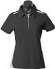 2305 Aussie Pacific Paterson Lady Polo Black/Ashe 2305 Aussie Pacific Paterson Lady Polo Black/Ashe