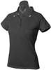 2308 Aussie Pacific Flinders Lady Polo Black/White