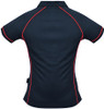 2310 Aussie Pacific Endeavour Lady Polo Navy/Red Back