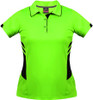 2311 Aussie Pacific Tasman Lady Polo Neon Green/Black