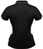 2311 Aussie Pacific Tasman Lady Polo Black/White Back