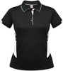 2311 Aussie Pacific Tasman Lady Polo Black/White