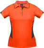 2311 Aussie Pacific Tasman Lady Polo Neon Orange/Slate
