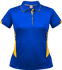 2311 Aussie Pacific Tasman Lady Polo Royal/Gold
