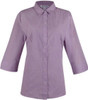 2901T Aussie Pacific Toorak Lady Shirt 3/4 Sleeve Purple/White 2901T Aussie Pacific Toorak Lady Shirt 3/4 Sleeve Purple/White