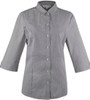 2901T Aussie Pacific Toorak Lady Shirt 3/4 Sleeve Black/White