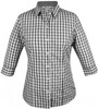 2908T Aussie Pacific Devonport Lady Shirt 3/4 Sleeve Charcoal/Silver 2908T Aussie Pacific Devonport Lady Shirt 3/4 Sleeve Charcoal/Silver