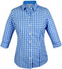 2908T Aussie Pacific Devonport Lady Shirt 3/4 Mid Blue/Sky