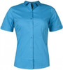 2903S Aussie Pacific Mosman Lady Shirt Short Sleeve Aqua 2903S Aussie Pacific Mosman Lady Shirt Short Sleeve Aqua