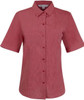 2905S Aussie Pacific Belair Lady Shirt Short Sleeve Red