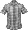 2908S Aussie Pacific Devonport Lady Shirt Short Sleeve Charcoal/Silver