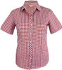 2909S Aussie Pacific Brighton Lady Shirt Short Sleeve Claret 2909S Aussie Pacific Brighton Lady Shirt Short Sleeve Claret