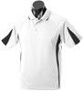 3304 Aussie Pacific Eureka Kids Polo White/Black
