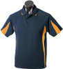 3304 Aussie Pacific Eureka Kids Polo Navy/Gold