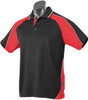 3309 Aussie Pacific Panorama Kids Polo Black/Red/White 3309 Aussie Pacific Panorama Kids Polo Black/Red/White