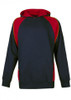 3509 Aussie Pacific Huxley Kids Hoodie Navy/Red/Gold