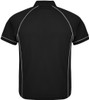 1310 Aussie Pacific Endeavour Mens Polo Black/Silver Back