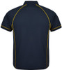 1310 Aussie Pacific Endeavour Mens Polo Navy/Gold Back