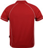 1310 Aussie Pacific Endeavour Mens Polo Red/White Back