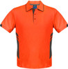 1311 Aussie Pacific Tasman Mens Polo Neon Orange/Slate
