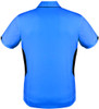 1311 Aussie Pacific Tasman Mens Polo Cyan/Black Back