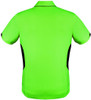 1311 Aussie Pacific Tasman Mens Polo Neon Green/Black Back