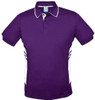 1311 Aussie Pacific Tasman Mens Polo Purple/White