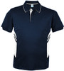 1311 Aussie Pacific Tasman Mens Polo Navy/White