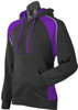 1509 Aussie Pacific Huxley Mens Hoodies Black/Purple/White