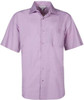 1902S Aussie Pacific Grange Mens Shirt Short Sleeve Mauve 1902S Aussie Pacific Grange Mens Shirt Short Sleeve Mauve
