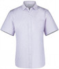 1906S Aussie Pacific Bayview Mens Shirt Short Sleeve White/Pink 1906S Aussie Pacific Bayview Mens Shirt Short Sleeve White/Pink