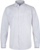 1906L Aussie Pacific Bayview Mens Shirt Long Sleeve White/Silver