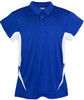 P346KS Kids Accelerator Polo Royal/White