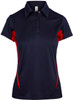 P466LD Ladies Accelerator Polo Navy/Red
