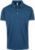 P446HBM Mens' Challenger 100% Polyester Polo Teal Marl