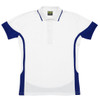P519HC Mens Contrast Polo White/Royal