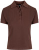 P737LD Ladies Cotton Pigment Dyed Polo Brown P737LD Ladies Cotton Pigment Dyed Polo Brown